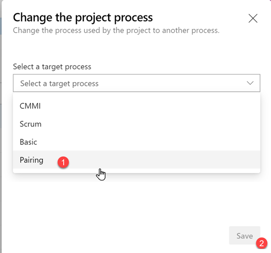 Alterar configurações do projeto