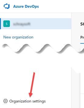 Configurações da Organização